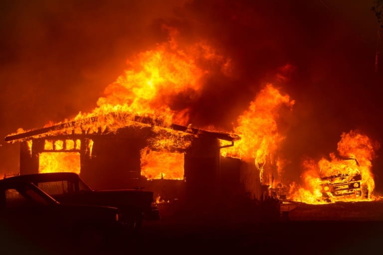 fire destroys property in mwea